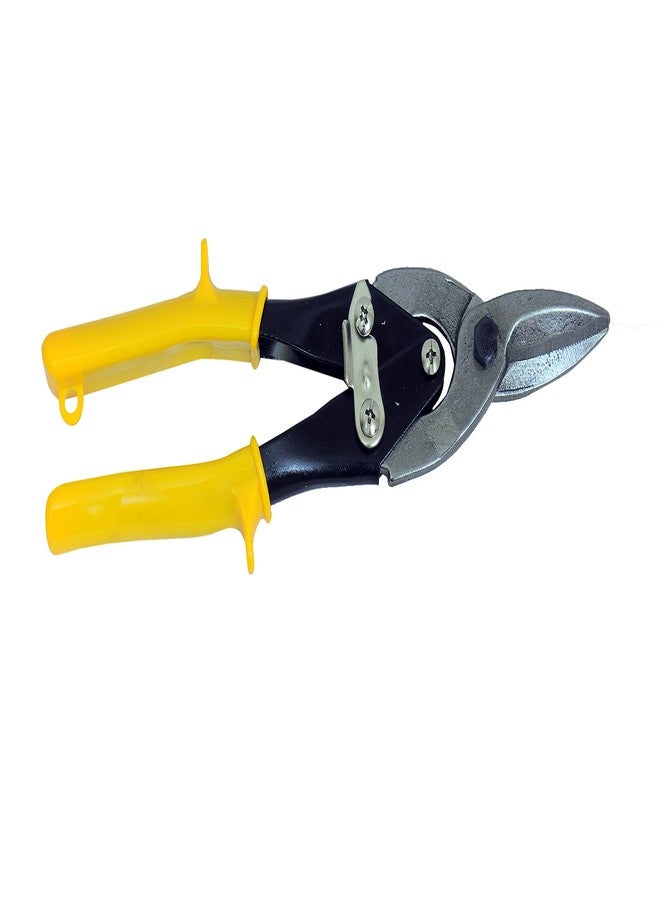 Jon Bhandari Tools 10 Inch Aviation Tinman Snip Tin Cutter - Drop Forged Carbon Steel Sheet Metal Cutting Shears with Induction Hardened Blades & PVC Grip - Cuts Metal Sheets, Roofing Boards & Wires - Image 2