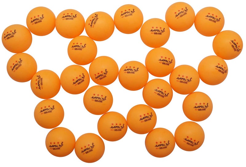 MAPOL 60 Counts 3-Star Orange 40+ Premium Training Ping Pong Balls Advanced Practice Table Tennis Ball - Image 1