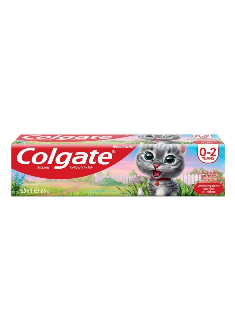 Colgate Colgate Toothpaste for Kids - Strawberry Flavor - 0 to 2 Yrs  - Image 2