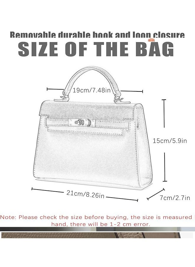 Womens Mini Leather Satchel Bags 9 * 2.5 * 5.5in Shoulder Purses Top Handle Handbags Ladies Designer Purses, golden Buckle  - Image 3