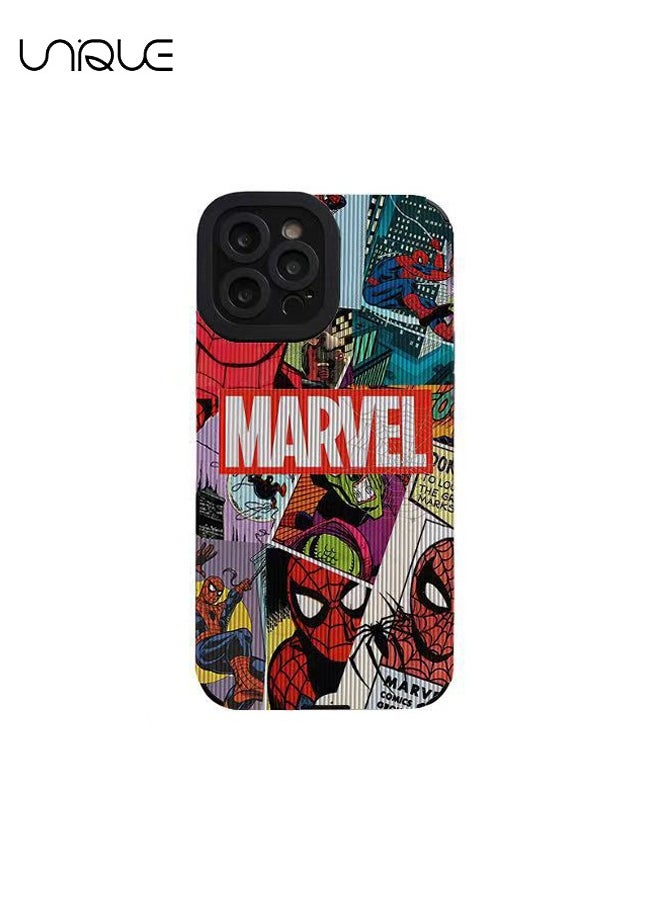 Unique - Compatible with iPhone 15 Pro Max Phone Case, Spider-Man Phone Case, Marvel Movie Phone Case - Tuya Phone Case - Stylish and Handsome Phone Case - TPU Drop Protection - Image 1
