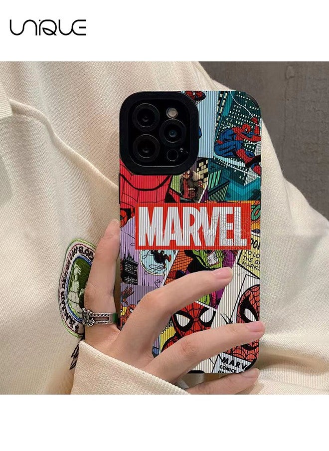 Unique - Compatible with iPhone 15 Pro Max Phone Case, Spider-Man Phone Case, Marvel Movie Phone Case - Tuya Phone Case - Stylish and Handsome Phone Case - TPU Drop Protection - Image 1