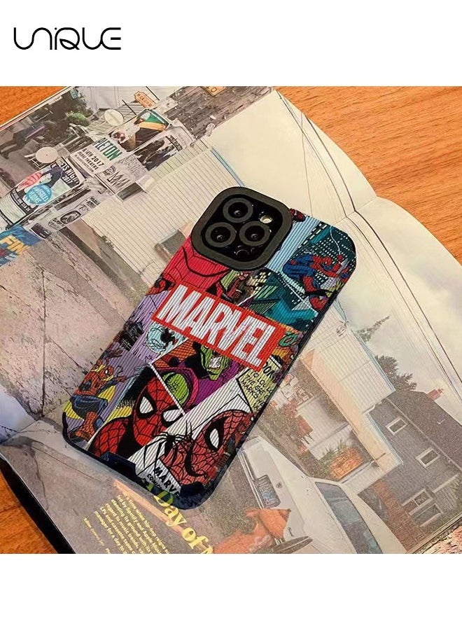 Unique - Compatible with iPhone 15 Pro Max Phone Case, Spider-Man Phone Case, Marvel Movie Phone Case - Tuya Phone Case - Stylish and Handsome Phone Case - TPU Drop Protection - Image 1