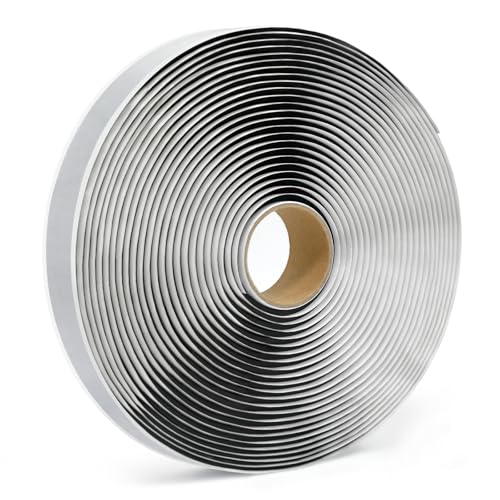 WELSTIK Black Butyl Seal Tape 1/8 Inch x 1 Inch x 30 Foot Leak Proof Putty Tape for RV Repair,Window,Boat Sealing,Glass and EDPM Rubber Roof Patching - Image 1