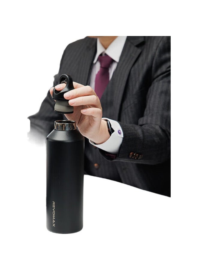 Revomax Insulated Mug, Large Capacity, 316 Stainless Steel, Portable, Tea Cup, High-End Gift For Men, Starry Black - Image 3
