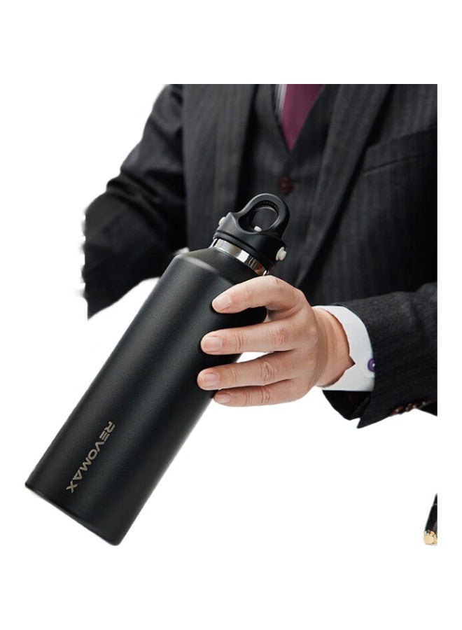 Revomax Insulated Mug, Large Capacity, 316 Stainless Steel, Portable, Tea Cup, High-End Gift For Men, Starry Black - Image 1