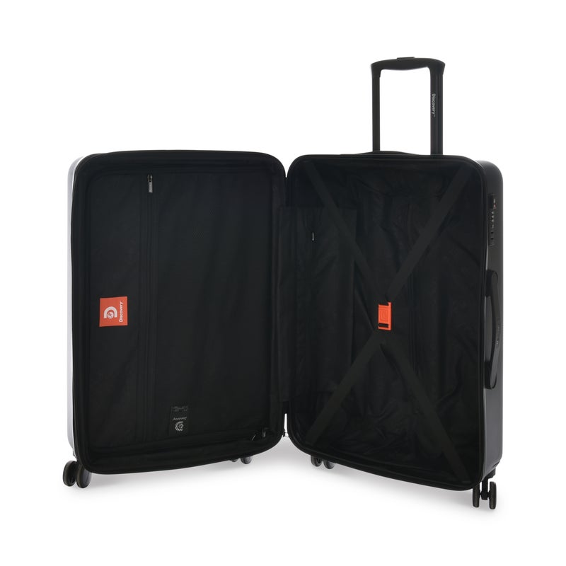 Discovery ABS Trolley 3-Piece Luggage Set D024HA/3P Expandable Hard Shell Suitcase Set with TSA Lock & 4 Double Spinner Wheels (S, M, L) - Image 4