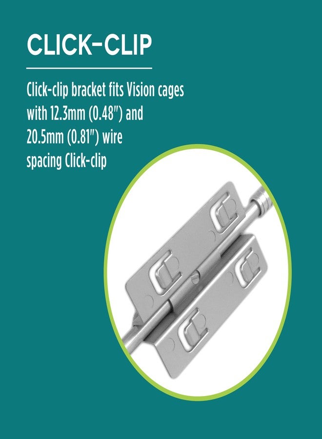 Hari Vision Compact Cage Lamp Fixture, Bird Cage Lighting Accessory, Polished Aluminum - Image 5