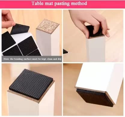 GLAMAXY 28 pc Rubber furniture Pads Self Sticking Non Slip Furniture Noise Adhesive 28 ml - Image 4