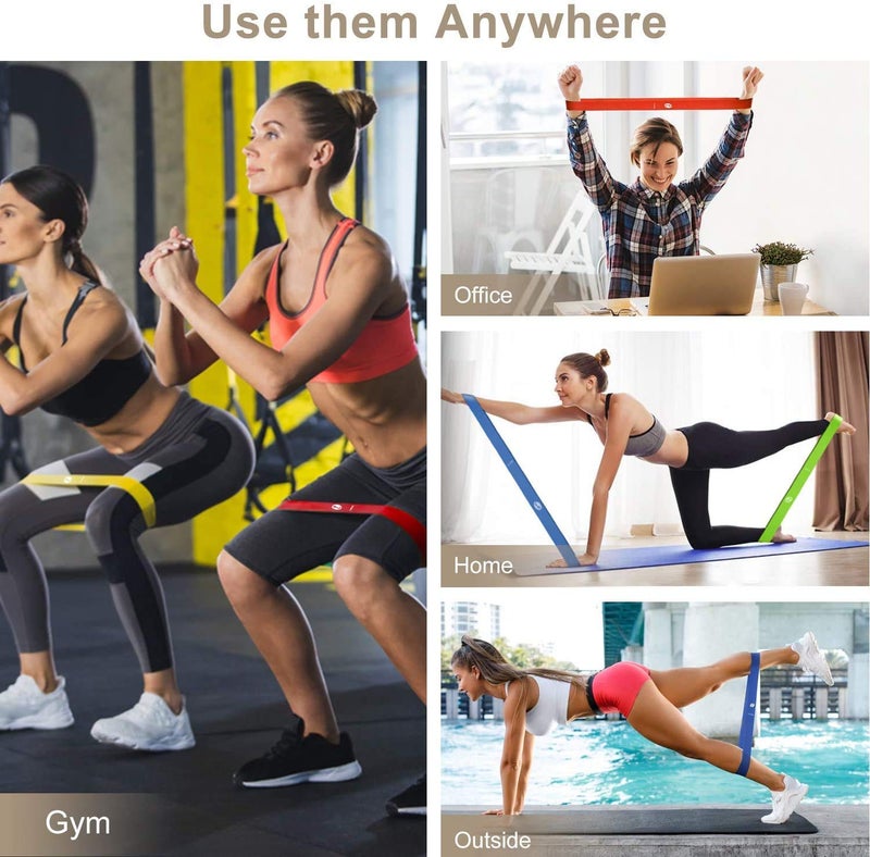 Fashnex Loop Resistance Bands for Men & Women (Set of 5) - Image 4