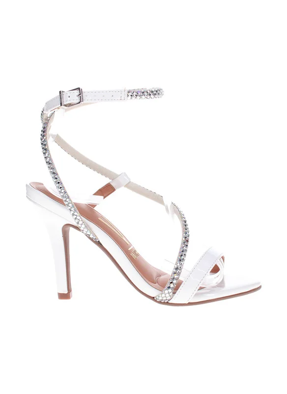 فيزانو Vizzano Ladies High Heel Sandals Off White | Made In Brazil