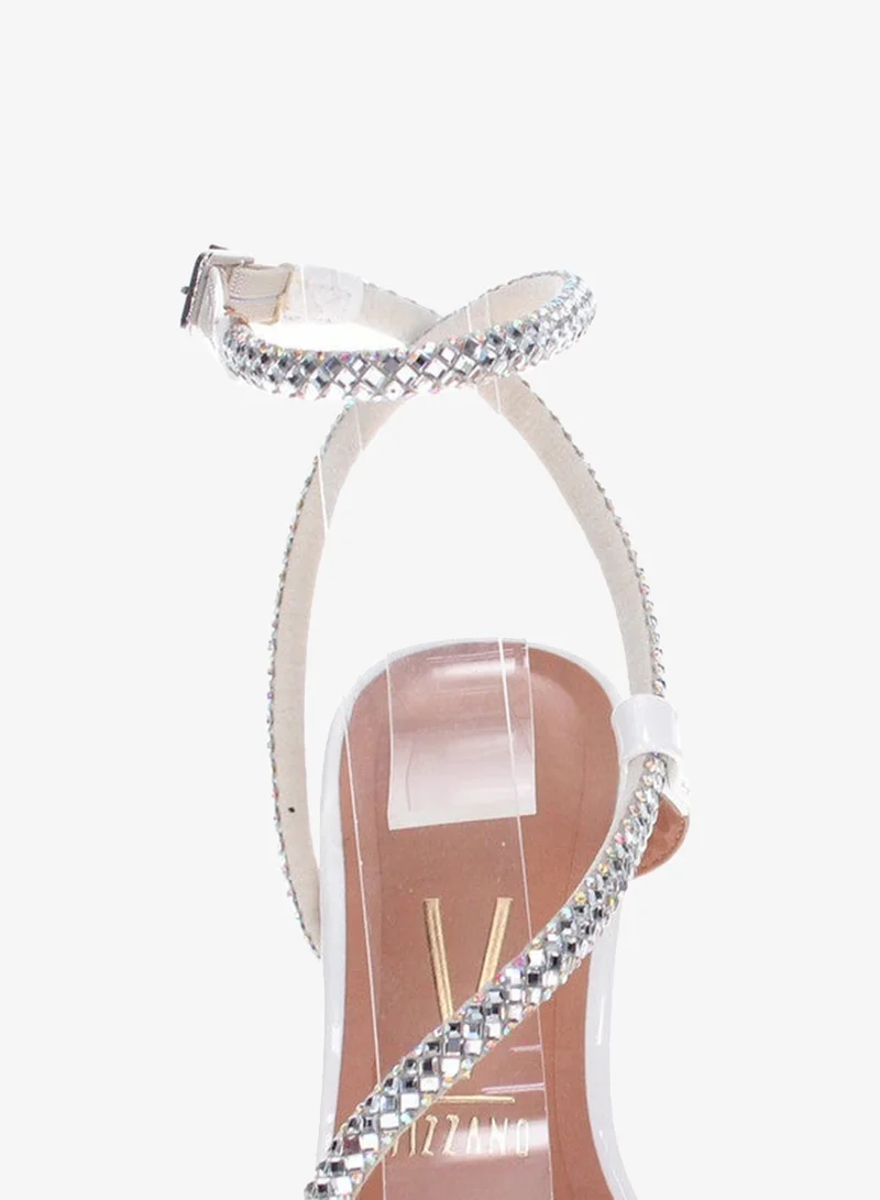Vizzano Off White High Heels Sandals with Back Strap – Elegant sling Back Heels for Girls & Ladies for Women | Best Price UAE