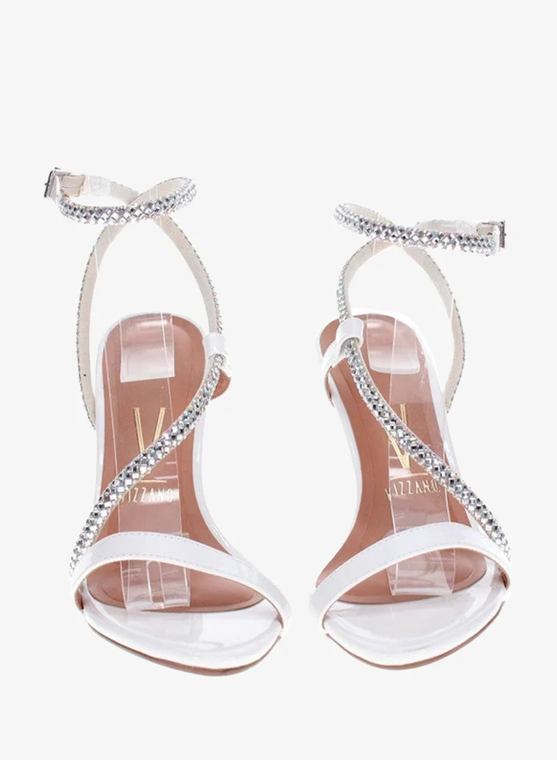 Vizzano Off White High Heels Sandals with Back Strap – Elegant sling Back Heels for Girls & Ladies for Women | Best Price UAE