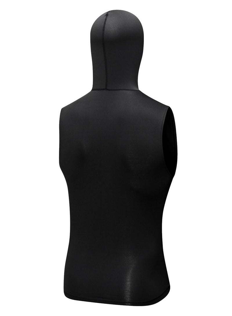 Loquat Men Quick Dry Breathable Elastic Coat Black  - Image 2