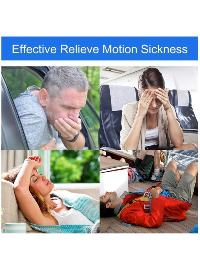 Sefudun - 40 Count Of Motion Sickness Stickers For Cruise Plane Train Ship & Bus Seasick Patches Anti-Nausea Patches Behind Ear Seasickness Waterproof Patches For Non Drowsiness Reduce Vomiting Sensation - Image 1