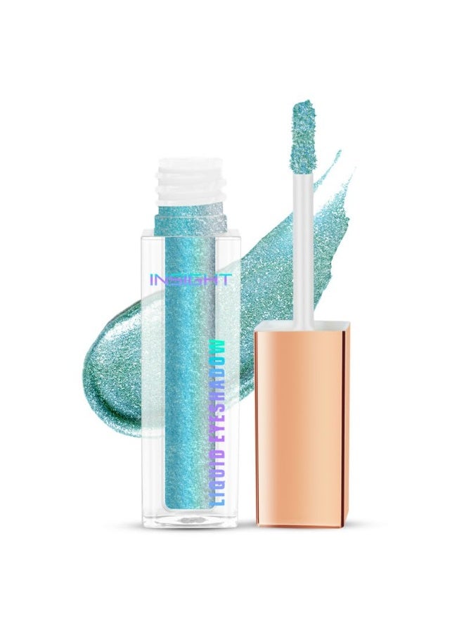 Insight Cosmetics Liquid Eyeshadow | Waterproof | Smooth Glide Formula | Highly Pigmented Eyeshadow With Radiant Shimmer Finish | Non-Transfer, Insta Dry, Long Wearing Eyeshadow(3 gm), Ocean Chrome - Image 1