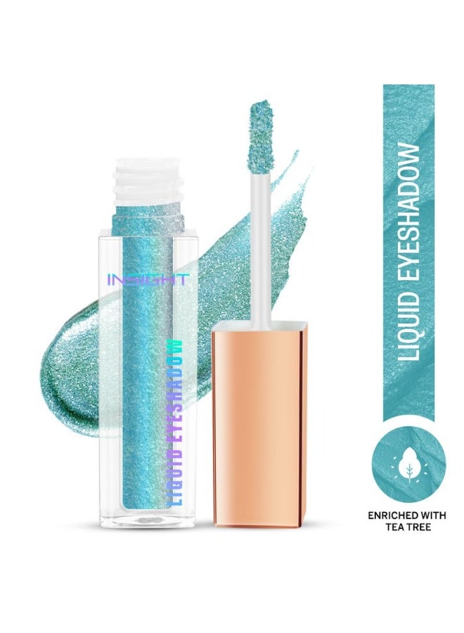 Insight Cosmetics Liquid Eyeshadow | Waterproof | Smooth Glide Formula | Highly Pigmented Eyeshadow With Radiant Shimmer Finish | Non-Transfer, Insta Dry, Long Wearing Eyeshadow(3 gm), Ocean Chrome - Image 4