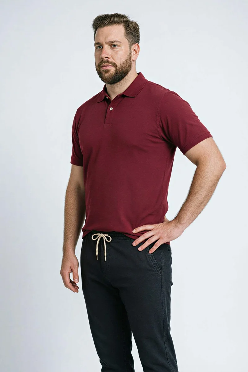 DeFacto 100% Cotton Polo T-Shirt