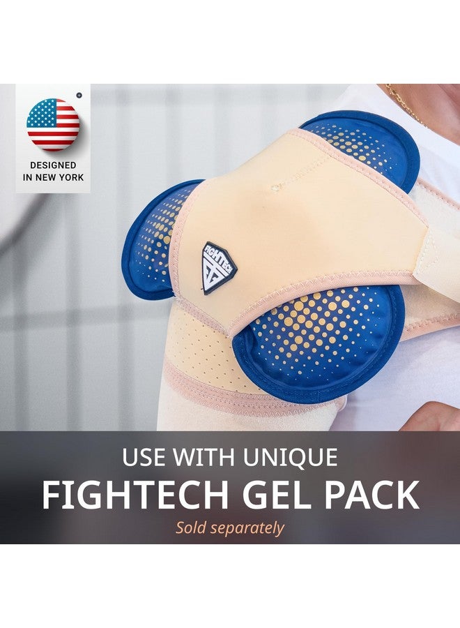 FIGHTECH Shoulder Brace for Torn Rotator Cuff for Men and Women - 4 Sizes - Support & Pain Relief (Nude, Small/Medium) - Image 2