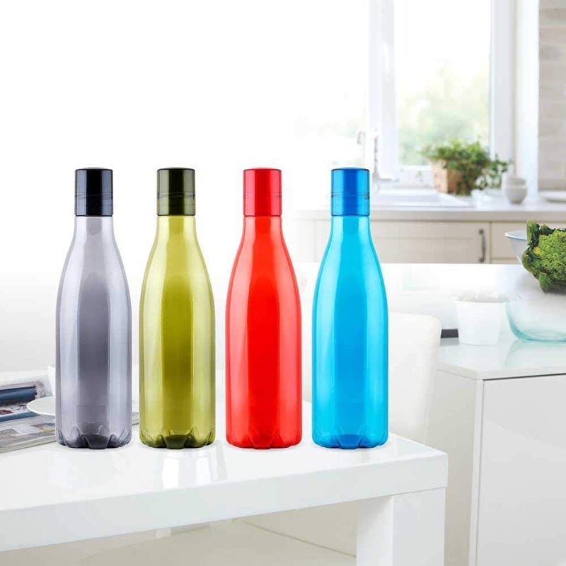 MARWALL Unbreakable PET Water Bottle Set of 41000 ml Multicolour Set of 4 Swift - Image 4