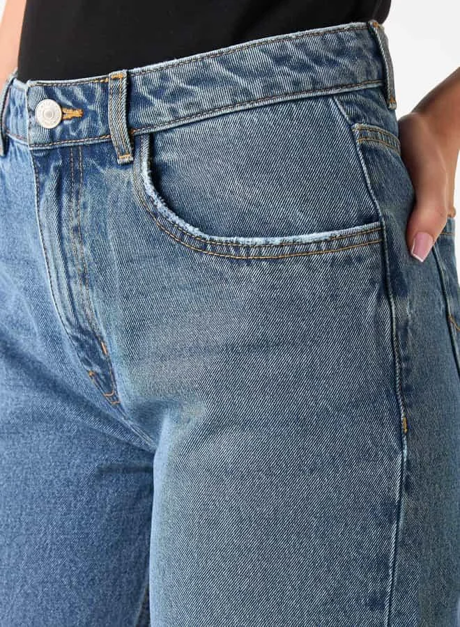 Lee Cooper Lee Cooper Ripped Detail Jeans with Pockets