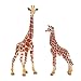 Gemini&Genius GeminiGenius 2PCS Realistic Giraffe Figurines with Giraffe Cub 26 Plastic Jungle Animals Figures Family Playset Educational Toys Cake Toppers Christmas Birthday Gifts for Kids - Image 2