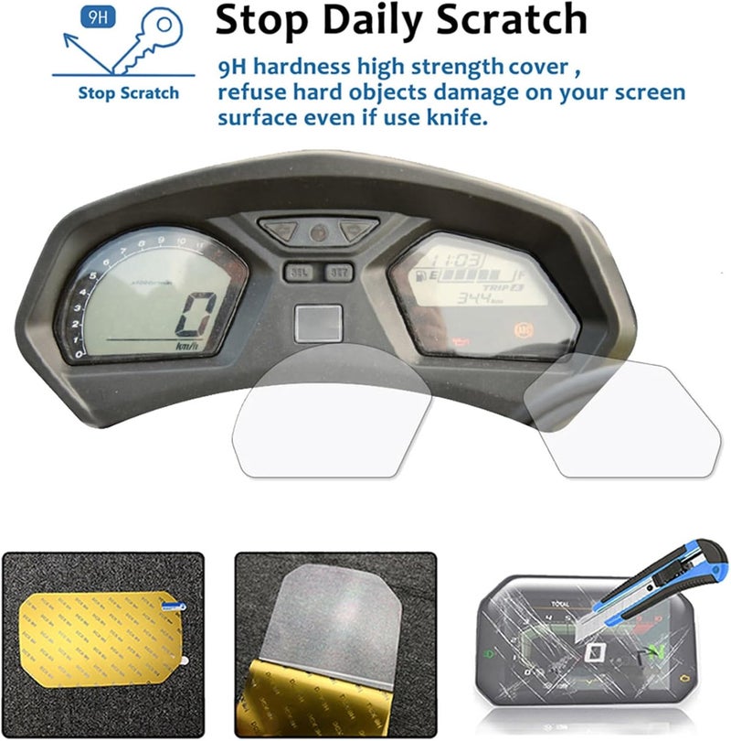 Yurefax Motorcycle Dashboard Screen Protector for CBR650F CB650F 2017-2018 - Image 4