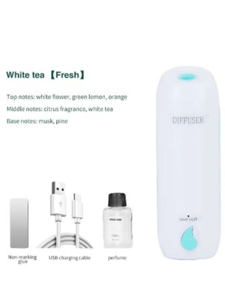 AROAQ 100m³ Essential Oil Diffuser 45ML(White Tea/Fresh) 3 Modes Aroma Diffuser Wall Mounted Room Fragrance Home Toilet Hotel Air Purifiers Humidifier - Image 1