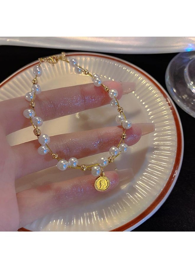 Generic Pearl Bracelet for Women – Luxury Style with Artistic Charm, Elegant Trendy Accessory for Daily Wear & Gifting  - Image 4