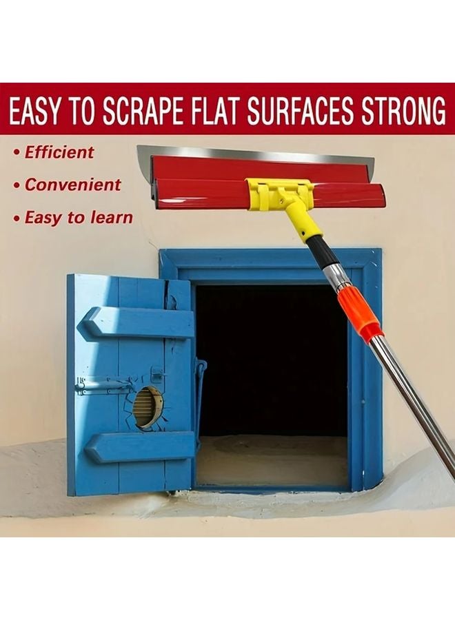 Red 3pcs Putty Scraper Set 16 24 31 Inch Wall Scraper Tool - Image 5