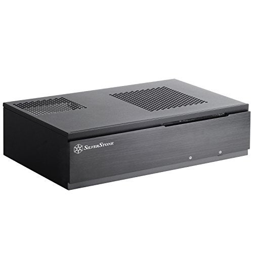 SilverStone صندوق كمبيوتر ميديا سنتر/HTPC Mini-ITX من سيلفراستون تيك بسمك 0.8 مم مع واجهة أمامية من الألمنيوم ML06B - Image 4