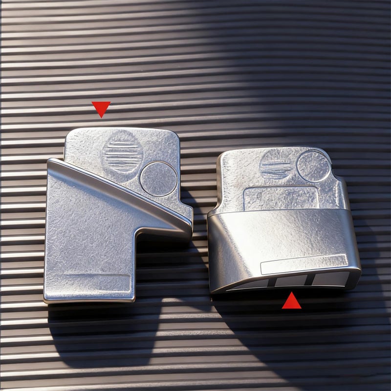 Zinc Alloy 2 Piece Belt Removal Tool Metal Stretch Kit Rust Resistant Automotive - Image 5