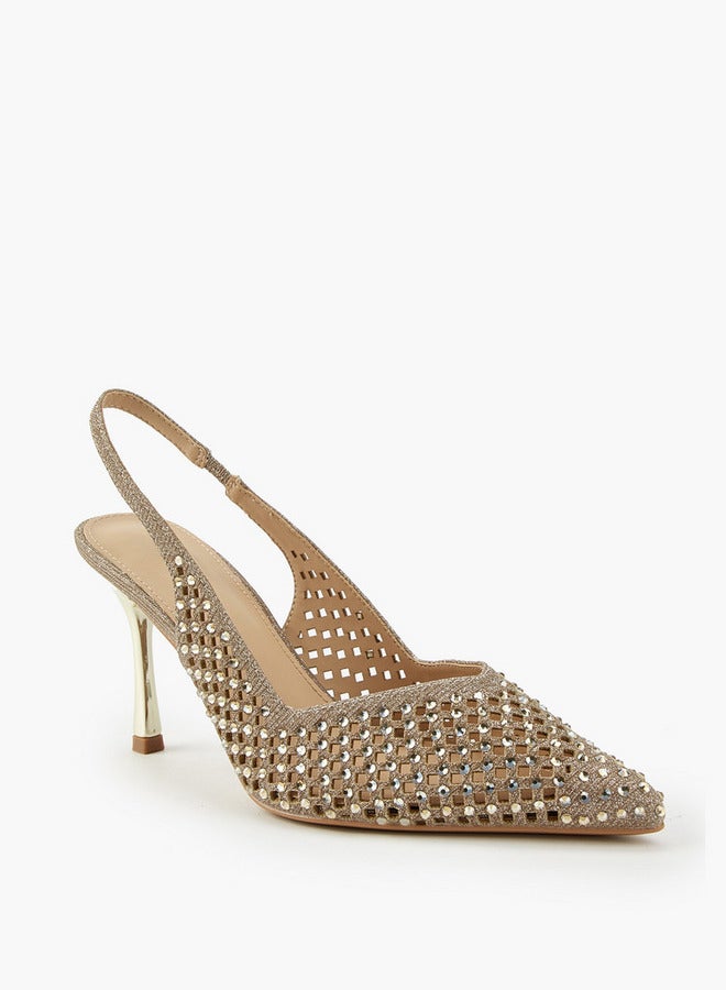 فلورا بيلا من شو إكسبرس أحذية بكعب خنجر مدببة مزينة بحزام خلفي - Image 3