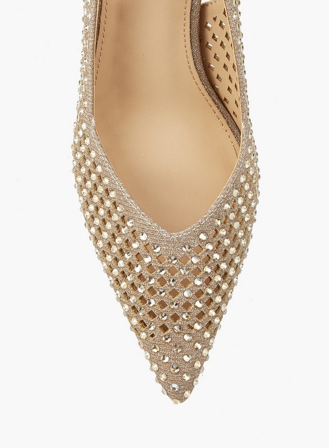 فلورا بيلا من شو إكسبرس أحذية بكعب خنجر مدببة مزينة بحزام خلفي - Image 4