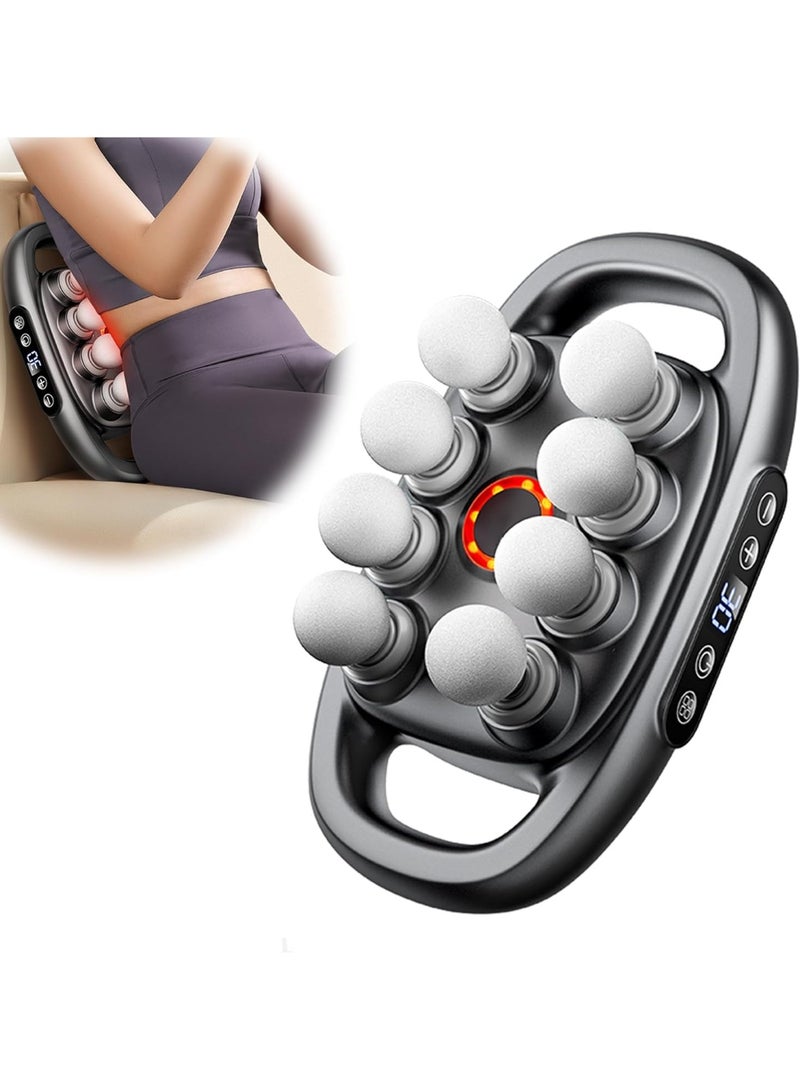 Bukela Massage Gun, Deep Tissue Muscle Massager 8 Head Foot Back Handheld Fascia Massager - Image 1