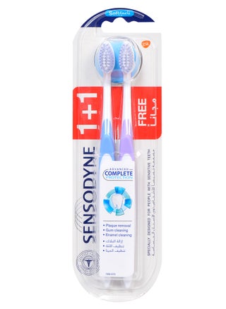 Sensodyne Advanced Complete Protection Soft 1+1Toothbrush,Multicolor - pzsku/Z0897C885E1525CCBD4B5Z/45/_/1733934289/be639301-d845-4265-bf1d-4db1be86990b