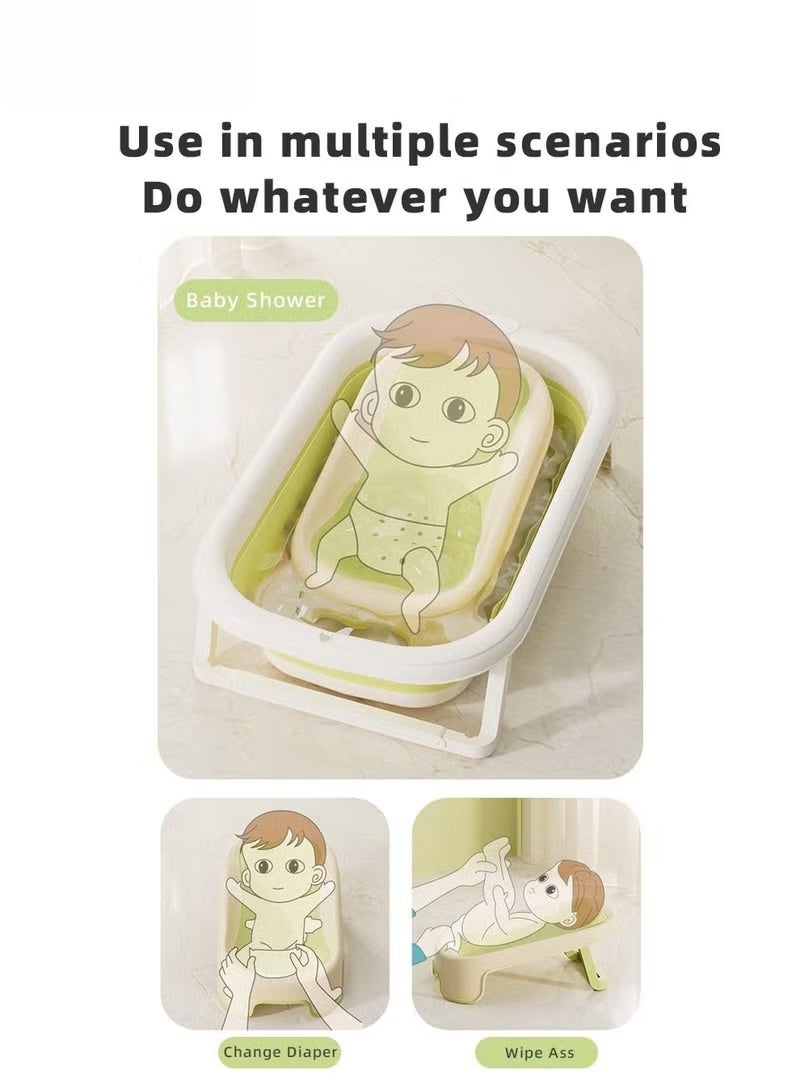 هوكور 7 جهاز كمبيوتر شخصي كرسي الحمام الرضع حمام الدعم مع غسيل الشعر شامبو كوب + فرشاة + 4 بطات للولادة الجديدة إلى الطفل الصغير استخدام في الحوض أو حوض الاستحمام - Image 5