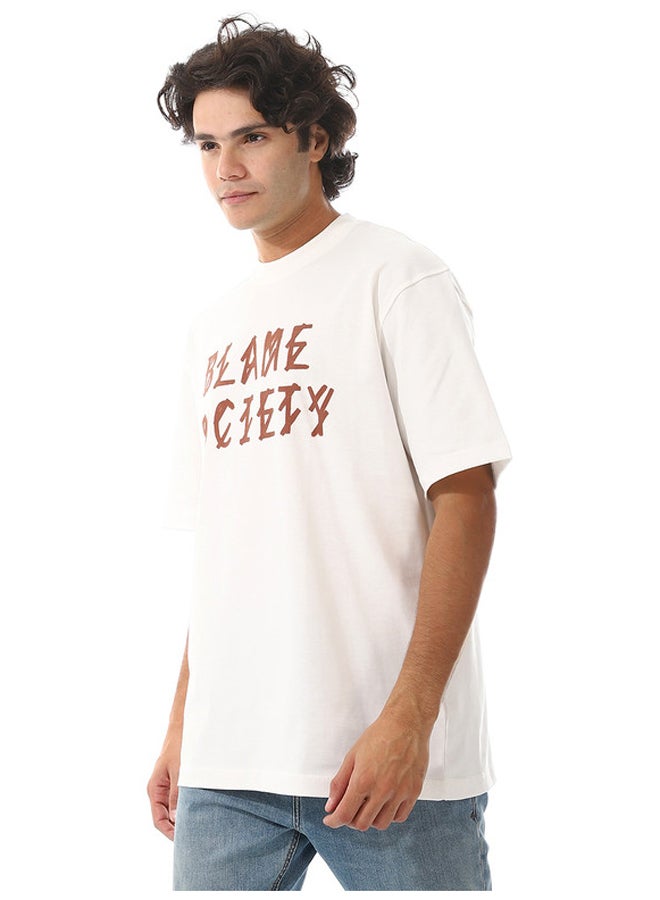 WHITE RABBIT Fit Crew Neck Short Sleeve Knitted T-Shirt - Image 2