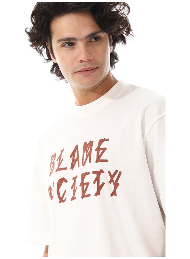 WHITE RABBIT Fit Crew Neck Short Sleeve Knitted T-Shirt - Image 4