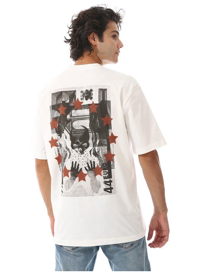 WHITE RABBIT Fit Crew Neck Short Sleeve Knitted T-Shirt - Image 3