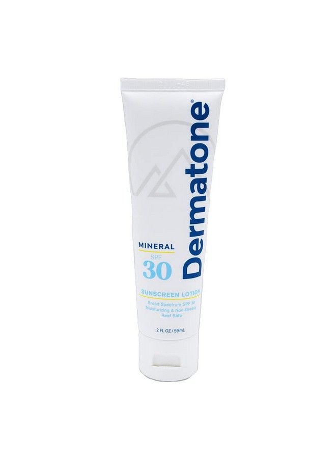Dermatone Mineral Sunscreen Spf 30 | Face And Body | Moisturizing | Reef Safe Water Resistant (80 Minutes) | 2.0 Oz Tube - Image 1
