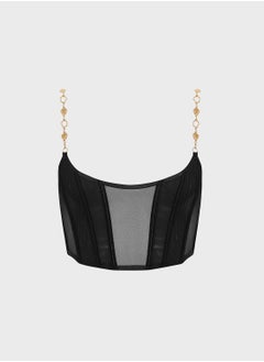 BLUEBELLA Mesh Detail Bustier  - Image 1