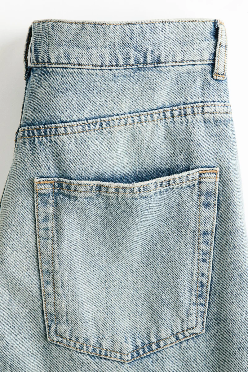 H&M  Barrel Regular Waist Jeans for Women | Best Price UAE