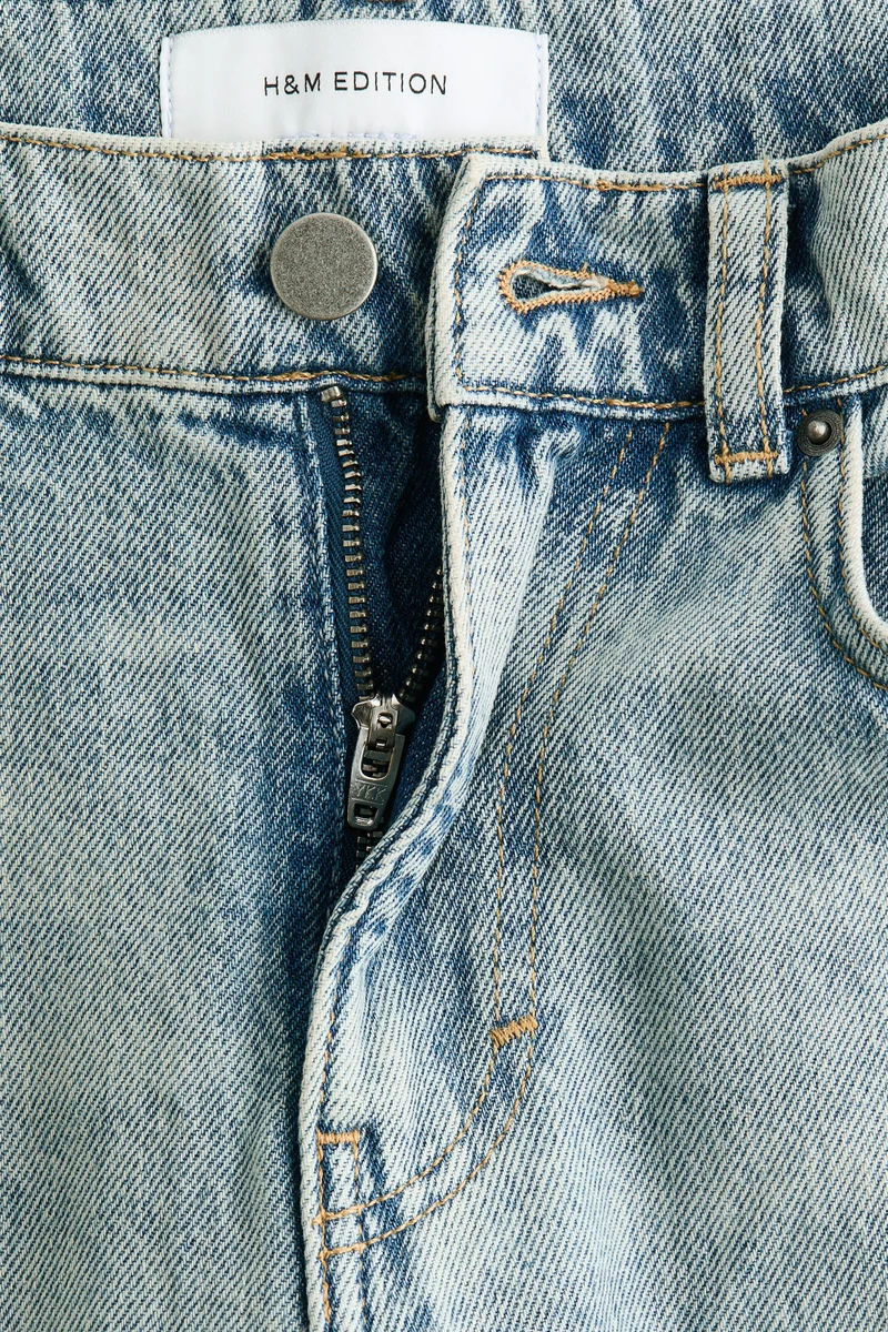 H&M  Barrel Regular Waist Jeans for Women | Best Price UAE