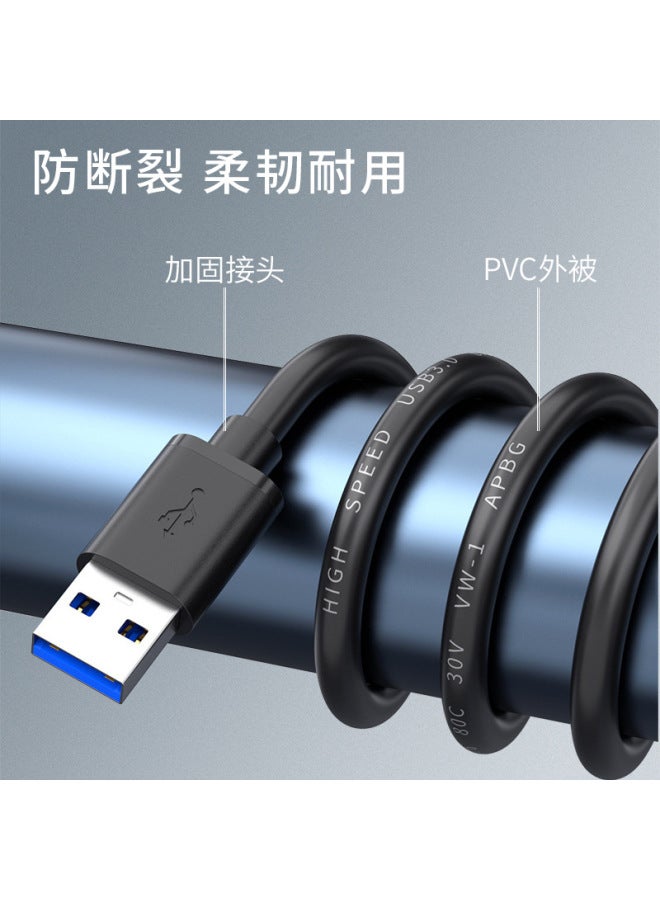 Dual-head Usb 3.0 Male-to-male Data Cable Male-to-male Connection Cable For Bidirectional High-speed Transmission Of Mobile Hard Drives And Set-top Boxes - Image 5