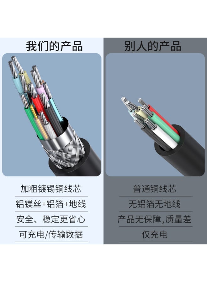 Dual-head Usb 3.0 Male-to-male Data Cable Male-to-male Connection Cable For Bidirectional High-speed Transmission Of Mobile Hard Drives And Set-top Boxes - Image 3