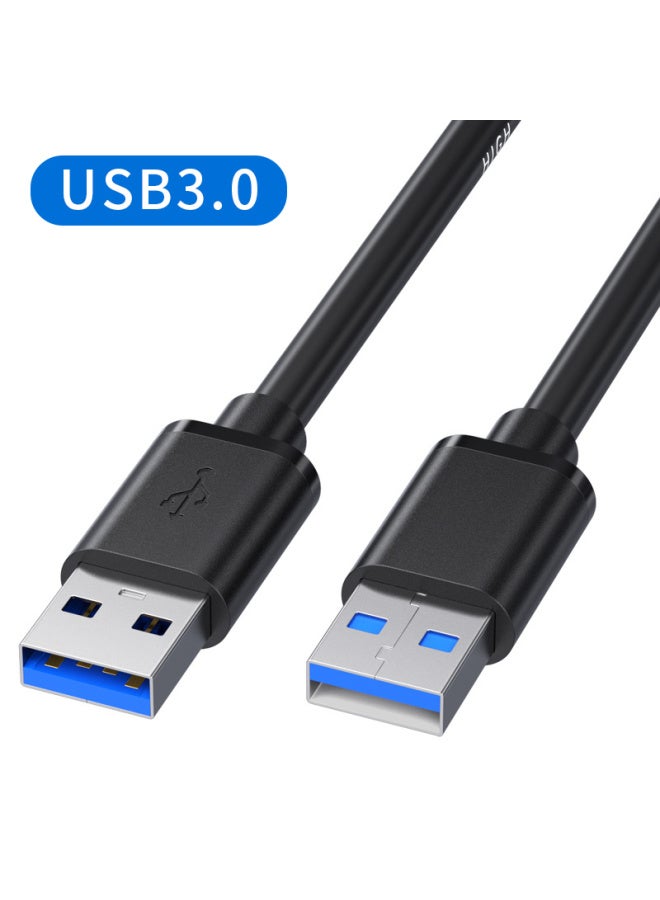 Dual-head Usb 3.0 Male-to-male Data Cable Male-to-male Connection Cable For Bidirectional High-speed Transmission Of Mobile Hard Drives And Set-top Boxes - Image 1
