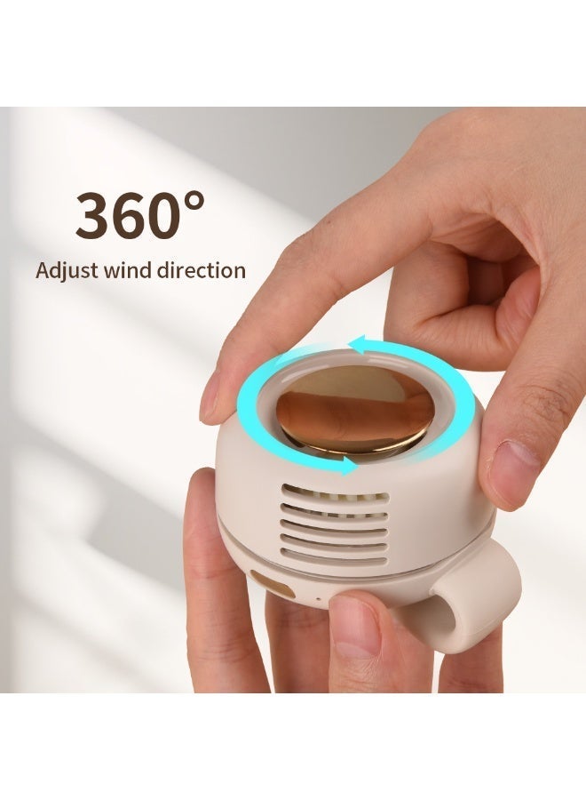syta Portable Silent Mini Bladeless Fan Clip On，3 Speeds Clip on Fans for Outdoor & Travel & Office For Family - Image 4