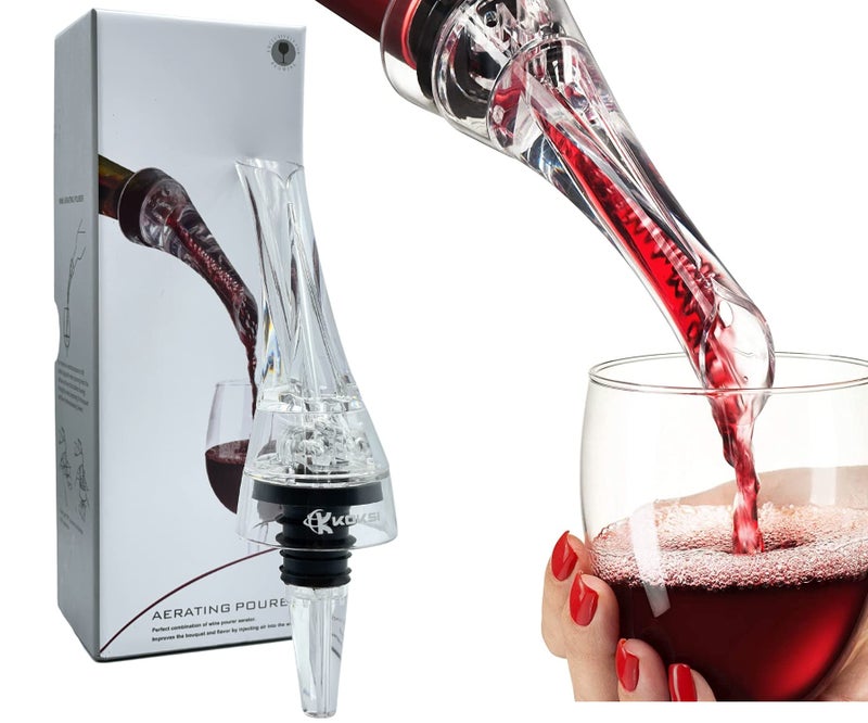KOKSI Aerator Spout for Wine Instant Aeration of Red and White Wine Liquor