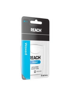 REACH Unflavored Waxed Dental Floss 55 Yds Pack Of 10  - Image 5